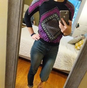 JCrew Embroidered Sweater